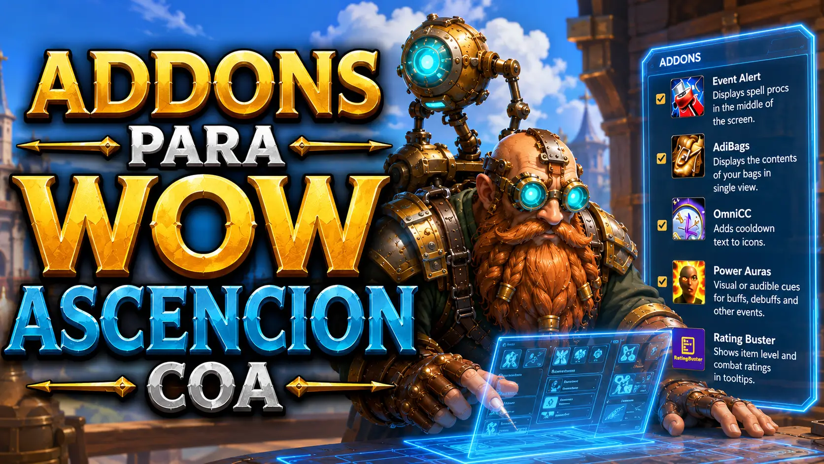 Los 10 addons imprescindibles para Conquest of Azeroth (2026)